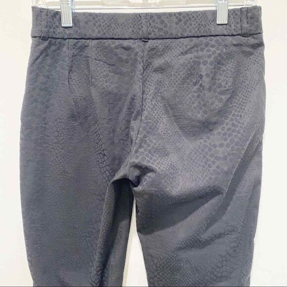 ZARA TRAFALUC womens black skinny pants Sz Sm Snake Print Grunge Dark Feminine - Picture 4 of 6